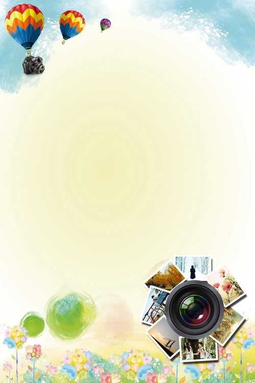 摄影比赛海报背景素材