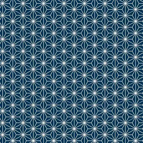 麻叶图案矢量无缝日式图案