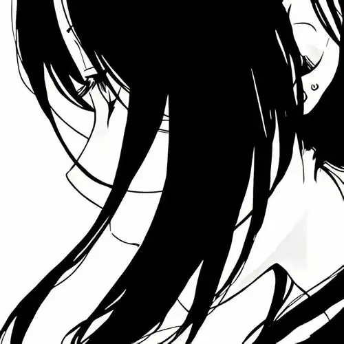 黑白女漫,不知画师 - 堆糖,美图壁纸兴趣社区