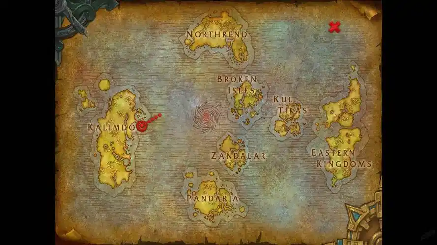 0已开启b测,玩家发现龙岛群岛的地图位置_巨龙_艾泽拉斯_新大陆