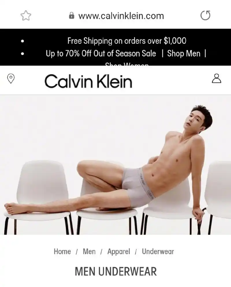 ck全球代言人张艺兴全新宣传图上线!