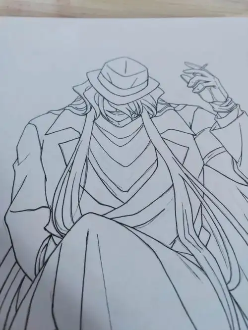 临摹  #名侦探柯南  #琴酒