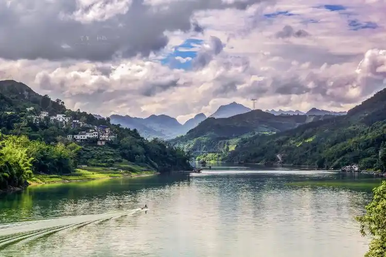 红水河风光_风景_poco摄影