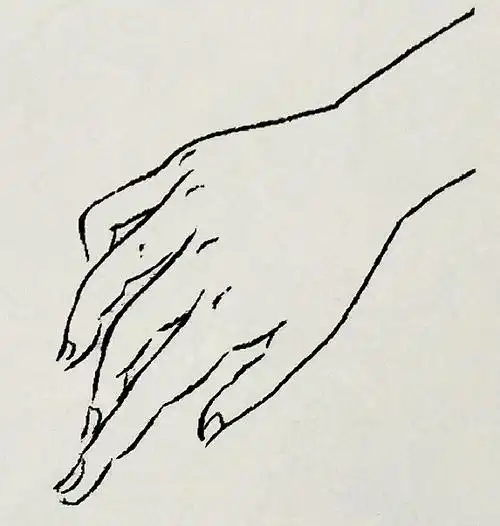 国画仕女图|手指的各种姿势画法