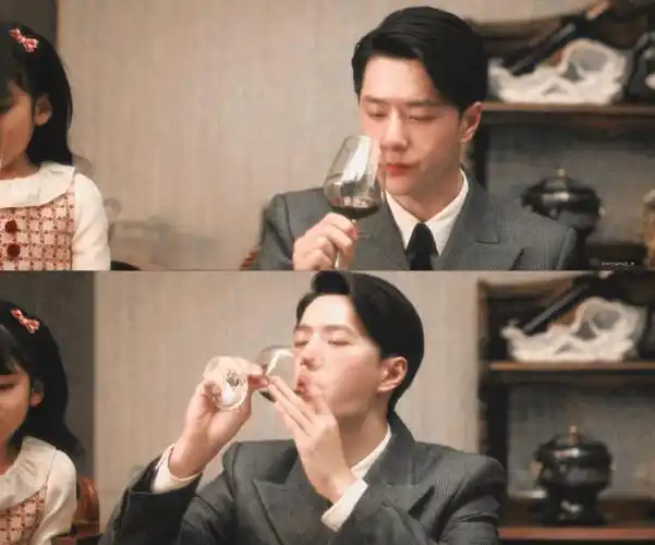 王一博*魏若来#王一博追风者#  又爱喝酒又爱脸红的小哭包来来05