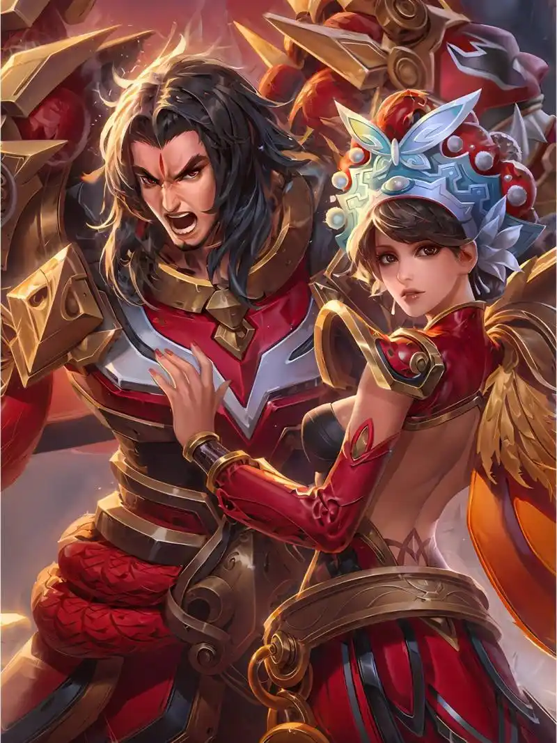 王者荣耀 项羽 虞姬 霸王别姬 情侣皮肤