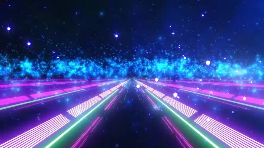带你去旅行校长配乐炫酷光线穿梭舞台背景4