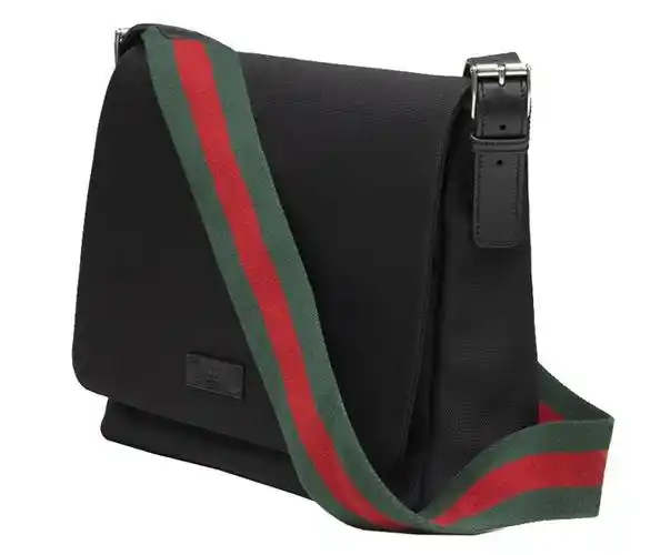 gucci/古驰 经典男士大号帆布斜挎包