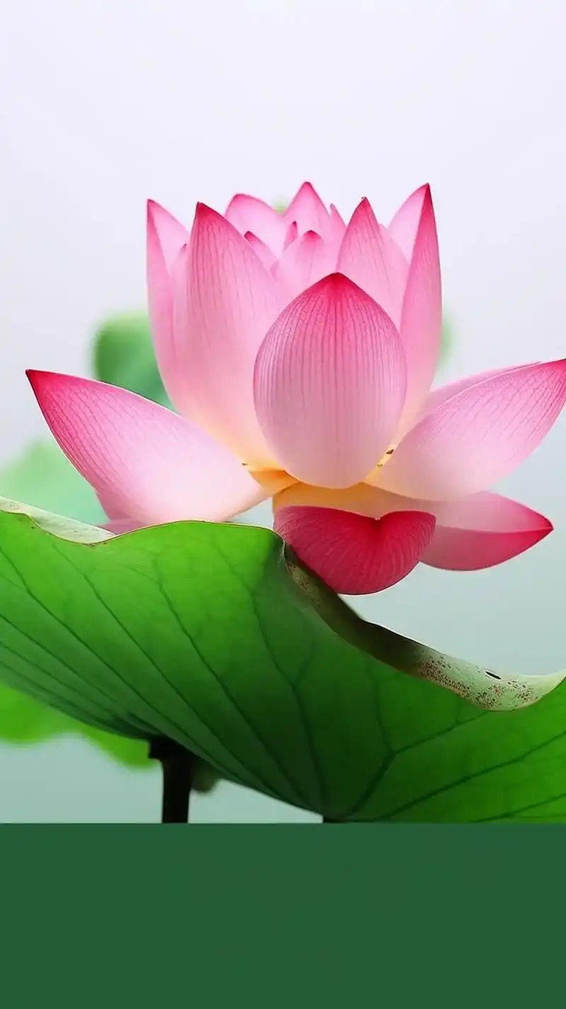 荷花.美丽的荷花静静地盛开在清澈的水面上,普通天然香薰#夏日 - 抖音