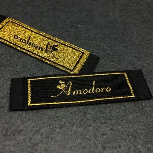 润之行厂家直销服装家纺织标 箱包织唛商标 高档丝织领标定做