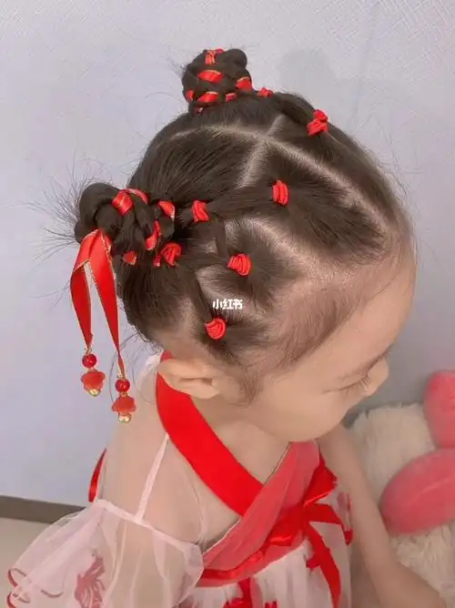 儿童简单古风发型