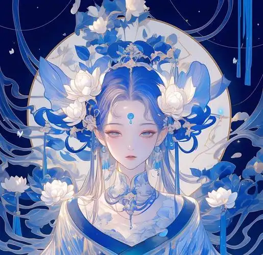 🌊青花瓷水瓶座头像,惊艳上线!