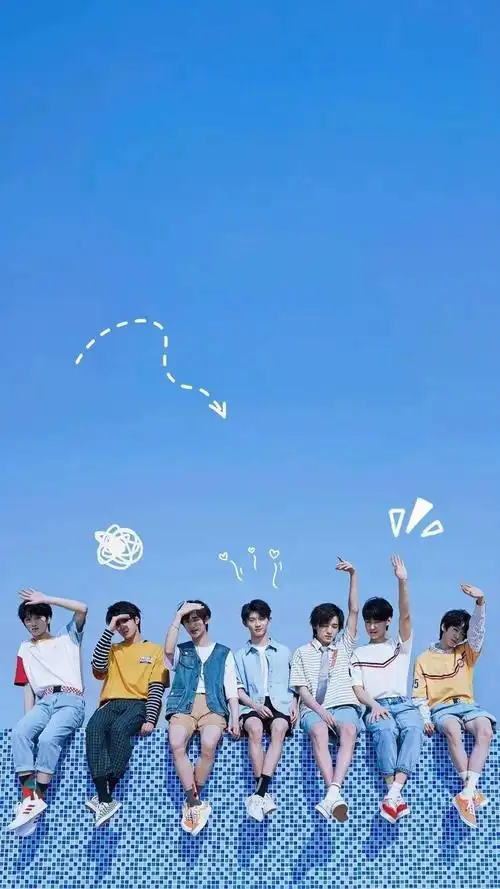 养成系的快乐七小只未来可期喜欢时代少年团的速速集合