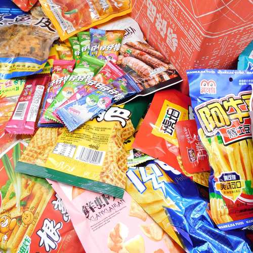 零食大礼包网红抖音混合不重重样儿童生日礼物膨化食品