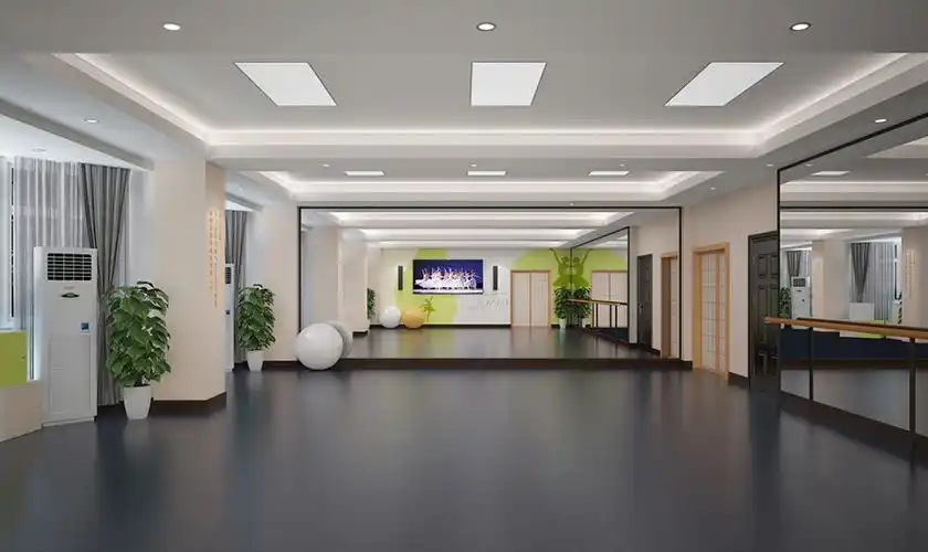 舞蹈教室 舞蹈房设计案例效果图-景观设计师装饰设计师设计师 - 设计