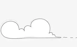 白云简笔画白云简笔画图片可爱