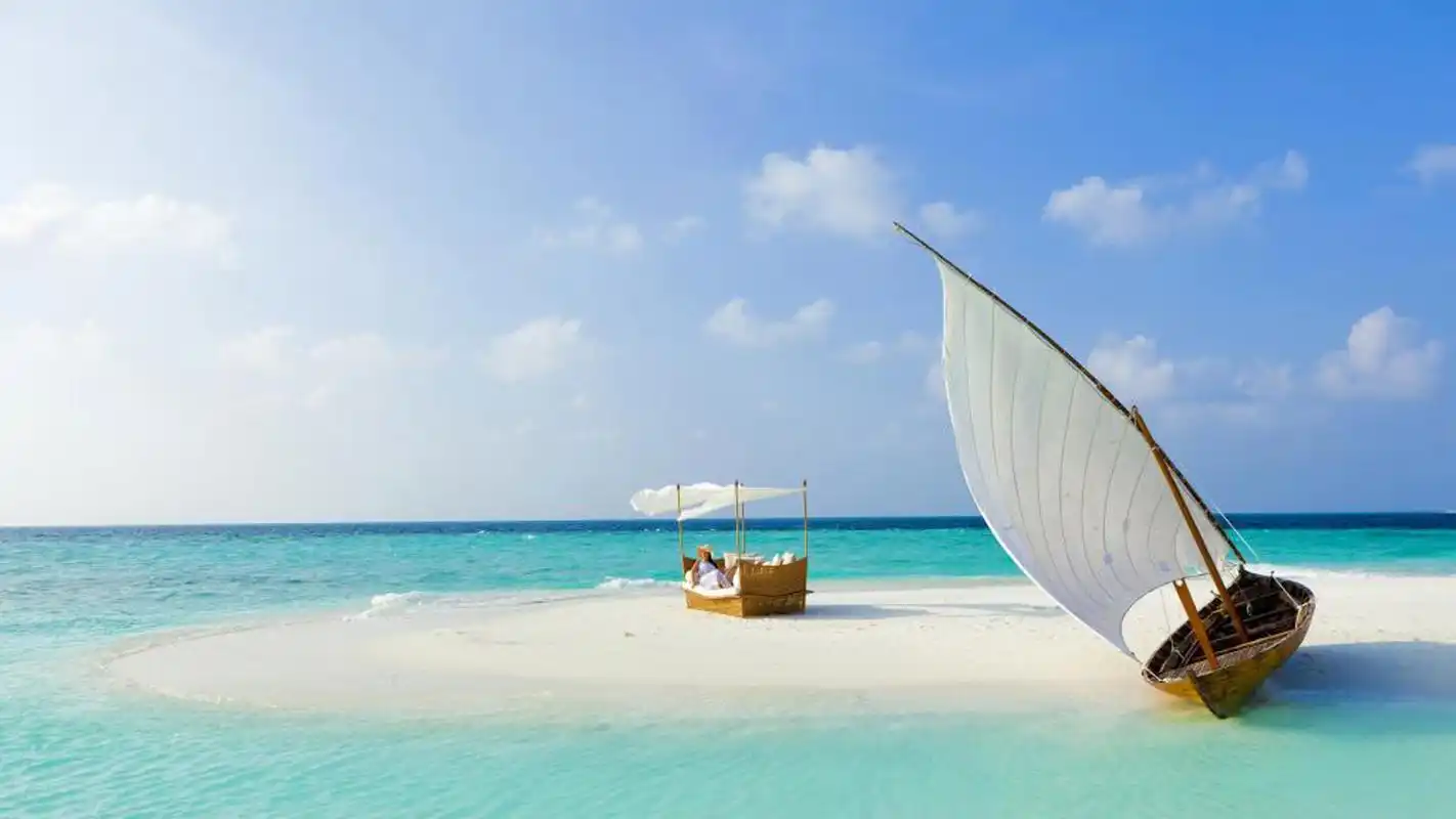 唯美海滩风景图片高清壁纸