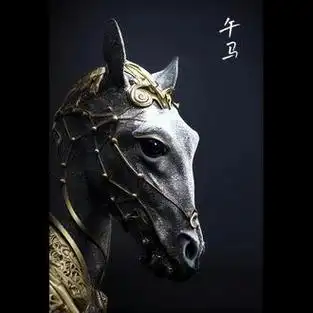 2023年12生肖吉祥配饰午马#十二生肖头像 #神奇动物在抖音 #生 - 抖音