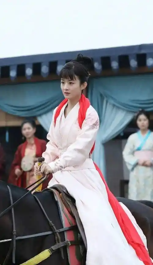 "大郑爽"的骑马图则十分具有动感了,好有古画的感觉!