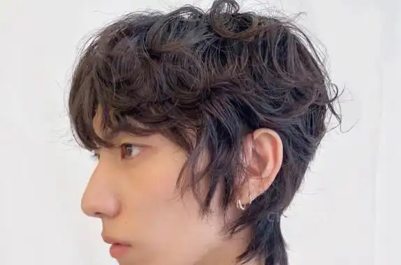 网红狼尾烫发造型时尚酷套必备卷发-好发型