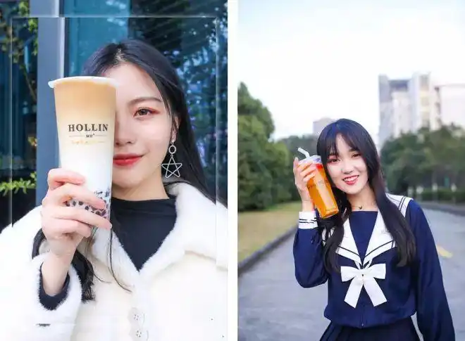 看完这篇武汉美少女拍照新玩法你还敢说自己会喝奶茶吗