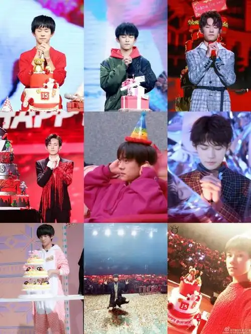 易烊千玺1128生日快乐#易烊千玺20岁生日快乐陪你从"浪漫玫瑰园"走到