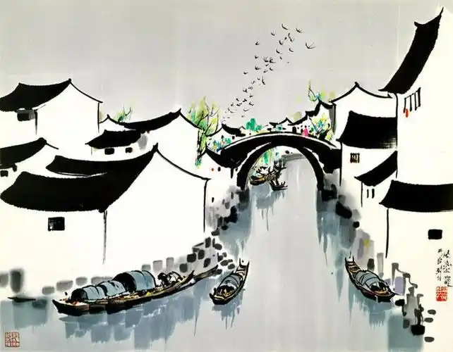 katacata ai中国艺术成果首现|绘画|水墨|水墨画|名家|沈周|吴冠中