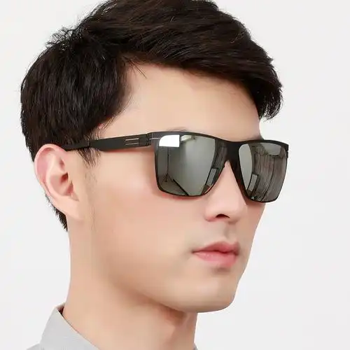 偏光太阳镜男开车专用方形墨镜男士大脸大框德国2021新款潮流