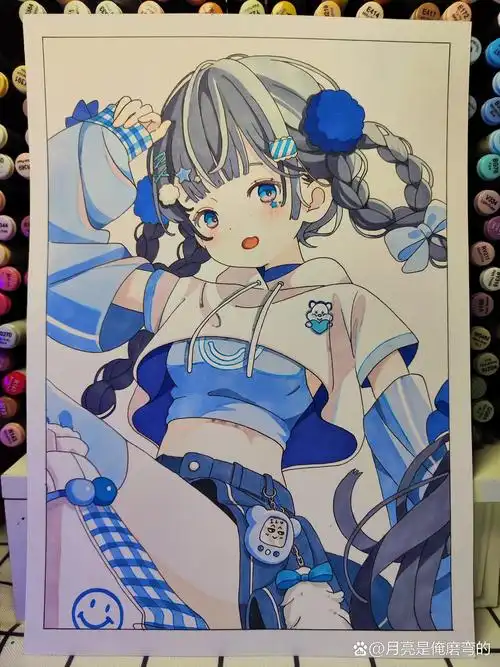 手绘动漫临摹美少女第二十三弹