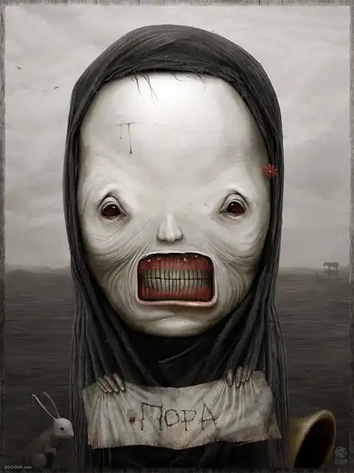 anton semenov抑郁黑暗系画作敏感人不要深夜看 [47p] 1/2 - 美术插画