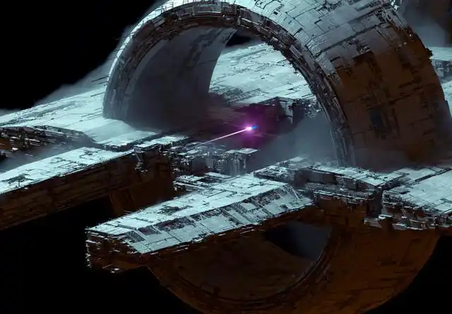 不错的一组科幻飞船系列插画作品造型帅气看上去很有气势