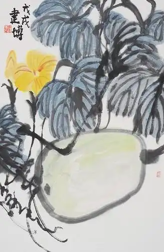 稚拙,憨态,若愚——画家潘建博花鸟画创作