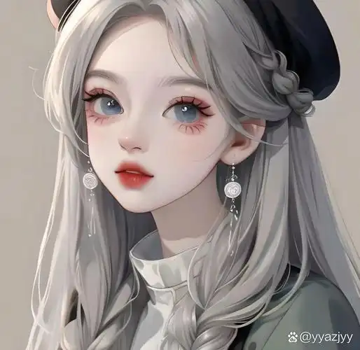 女生头像: 灰色发色女生动漫头像,来喽~高贵大气的颜色,小仙女们喜欢