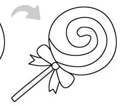 怎么画棒棒糖的简笔画