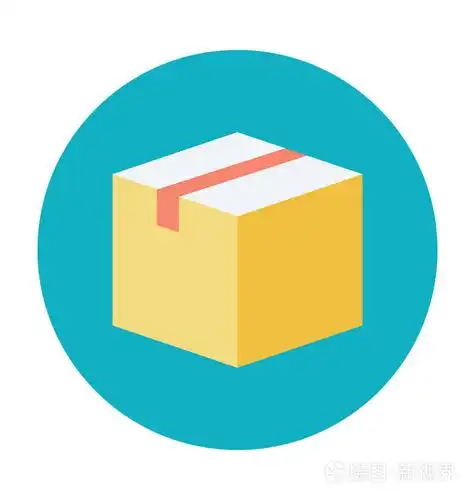 包裹彩色的矢量图标