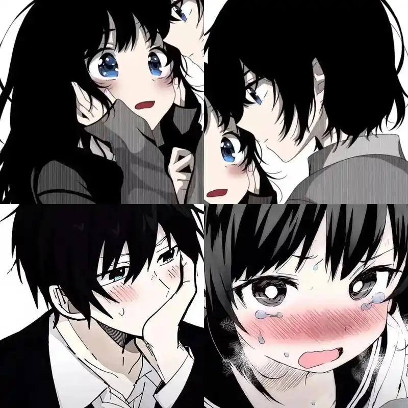 情侣头像 #情漫 #二次元 你永远是我的唯一——说爱我 - 抖音