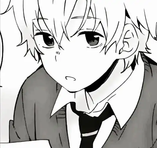 日漫黑白系列男生头像