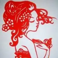 美女剪纸头像图片大全【点击鼠标右键下载】