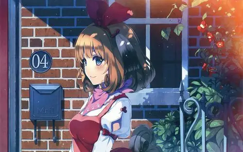 二次元唯美动漫美女图片桌面壁纸-卡通动漫-壁纸下载-美桌网