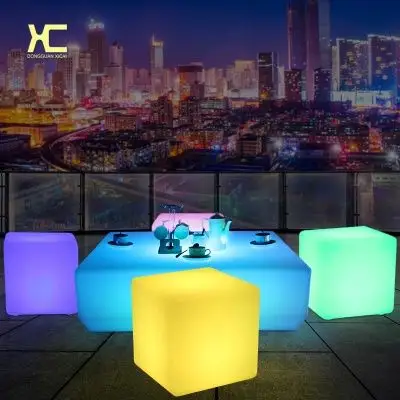 led发光酒吧吧台创意简约发光家具酒吧ktv茶几夜店吧台桌椅凳子-淘宝