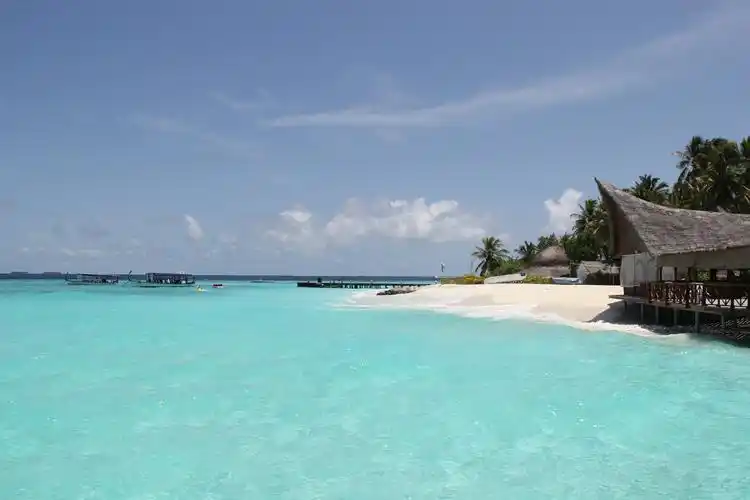 心动马尔代夫:蓝天白云-椰林树影-水清沙幼