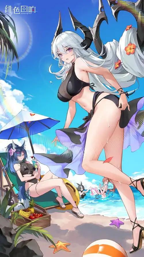 《绯色回响》泳装系列手机壁纸来啦!