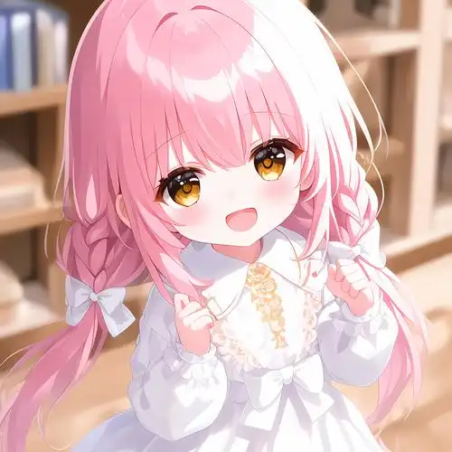 少女爱心动漫图片在头上比爱心的图片二次元图片可爱比心女孩清冷美丽