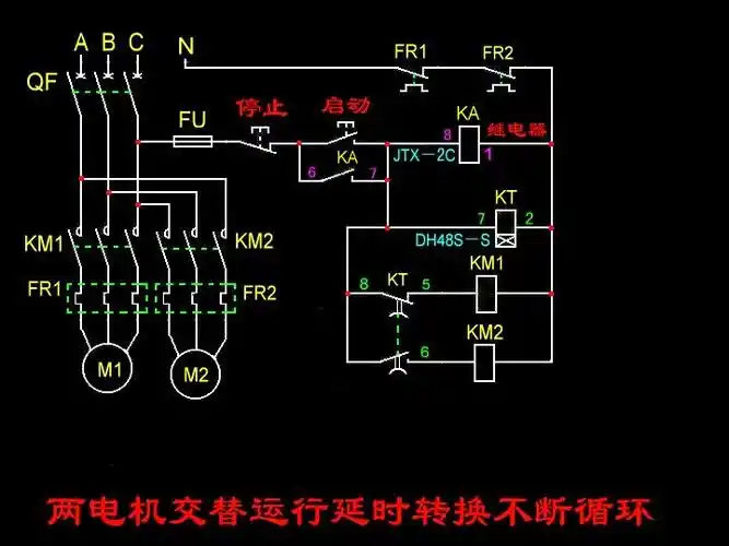 三相异步电动机接线图