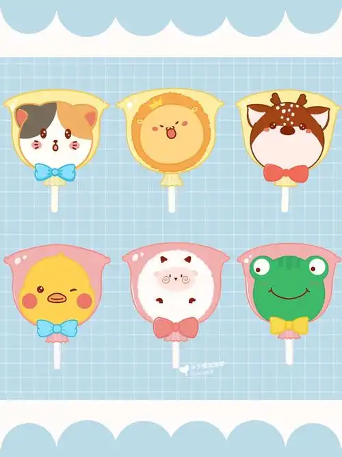 d9原创可爱棒棒糖简笔画