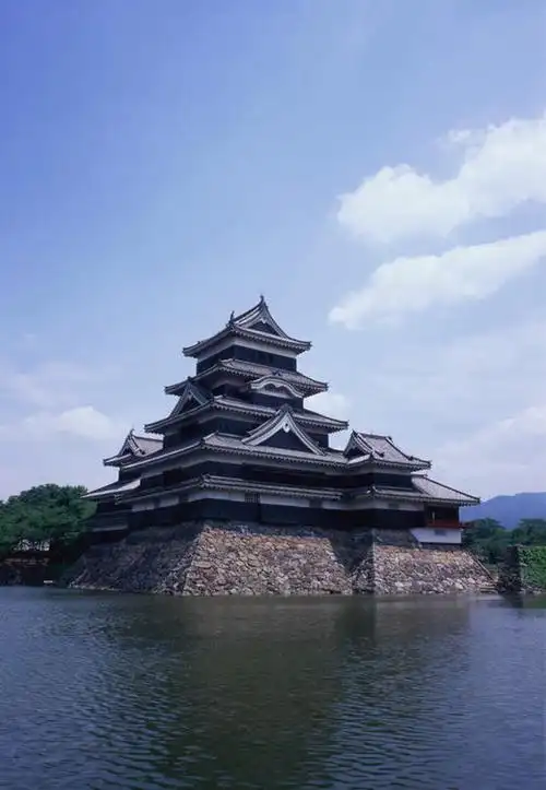 室外,白天,正面,旅游,度假,河流,名胜古迹,水,植物,地标,长野县,日本