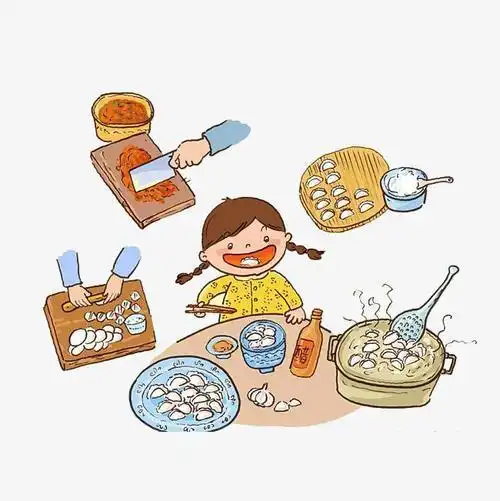 春节包饺子简笔画步骤关键词农家乐包饺子简笔画卡通人物简笔画水墨