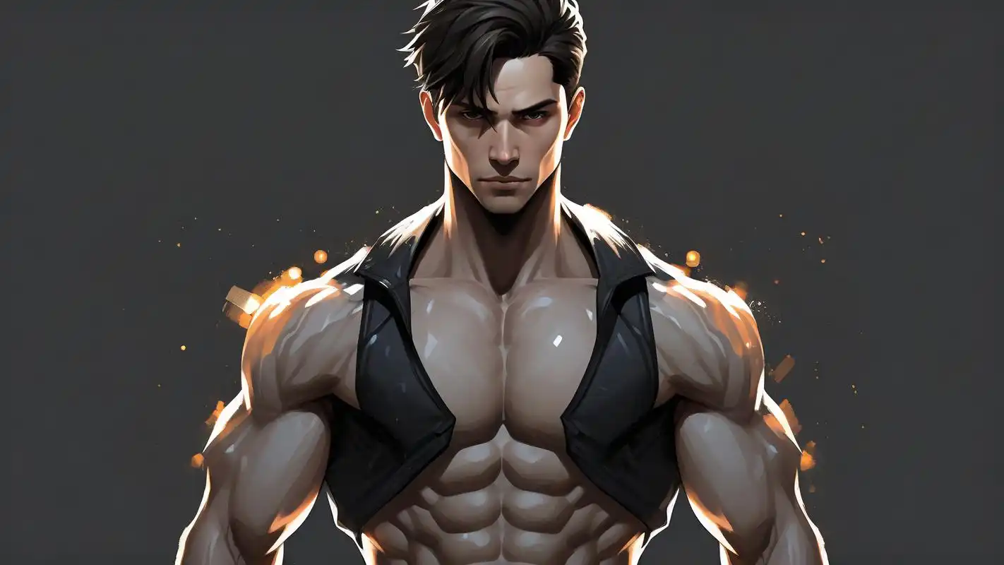 来看看这组二次元高冷男神露肤壁纸吧!