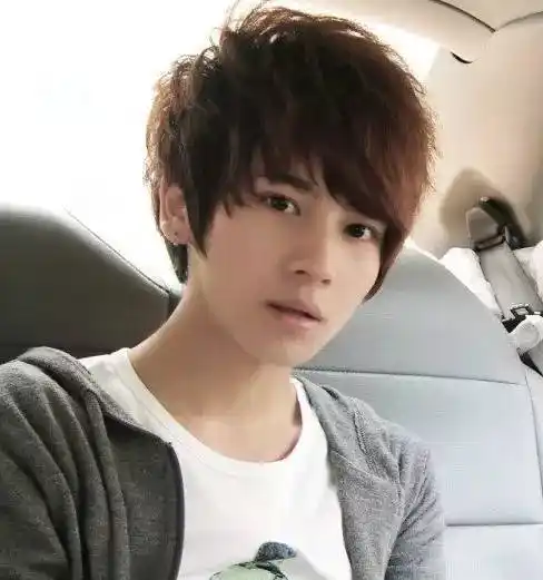 男生离子烫发型效果图蓬松帅气