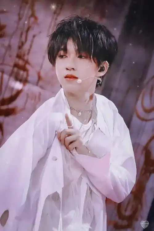 贺峻霖神图你犹如神明给我的世界带来了光明治愈一个舞台我看到了